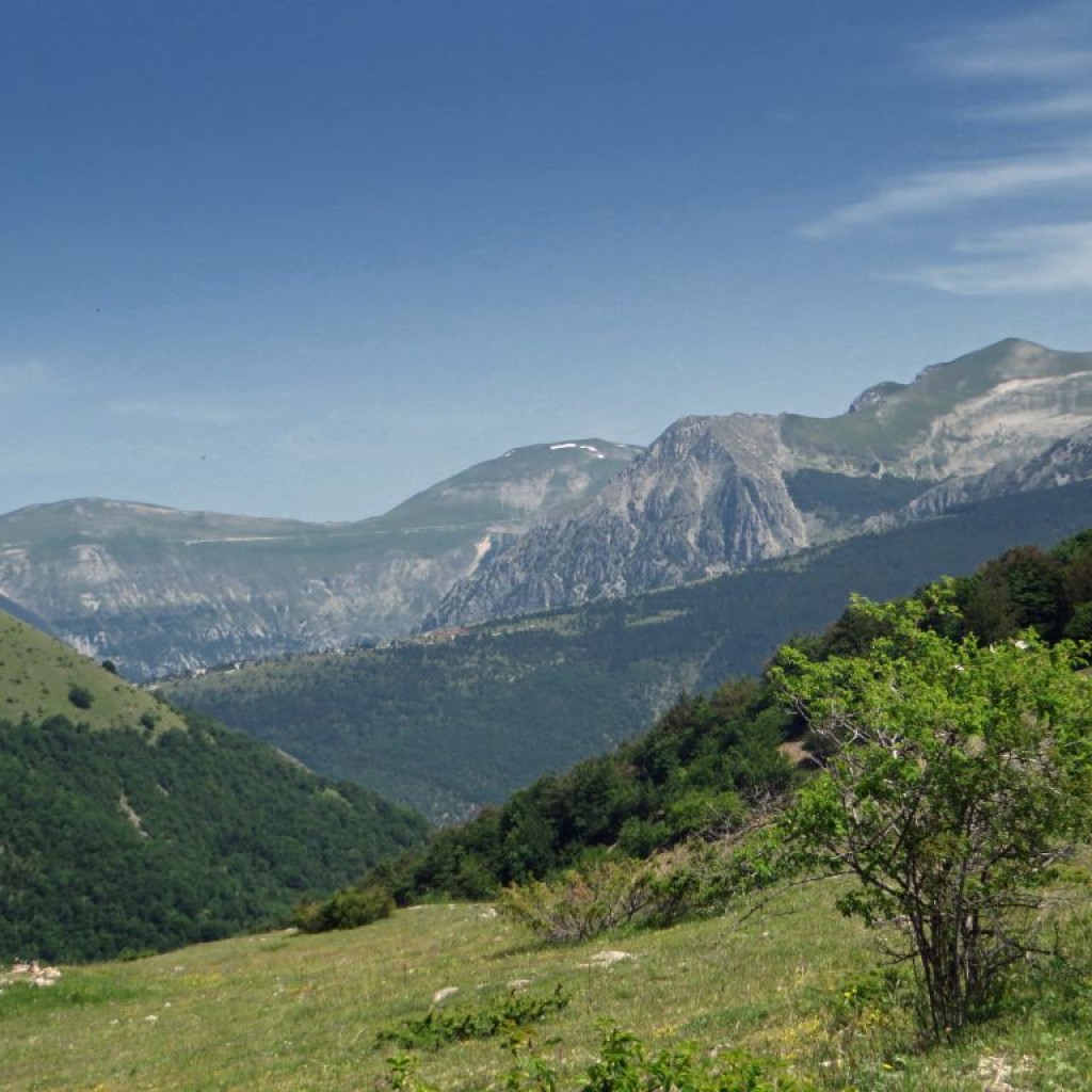 panorama sul gruppo del monte bove