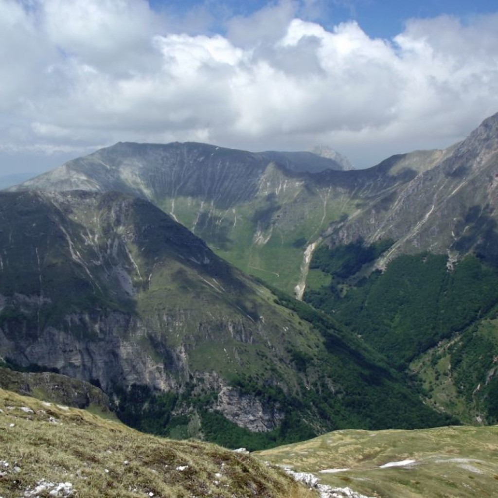 panorama dalla sella della sibilla